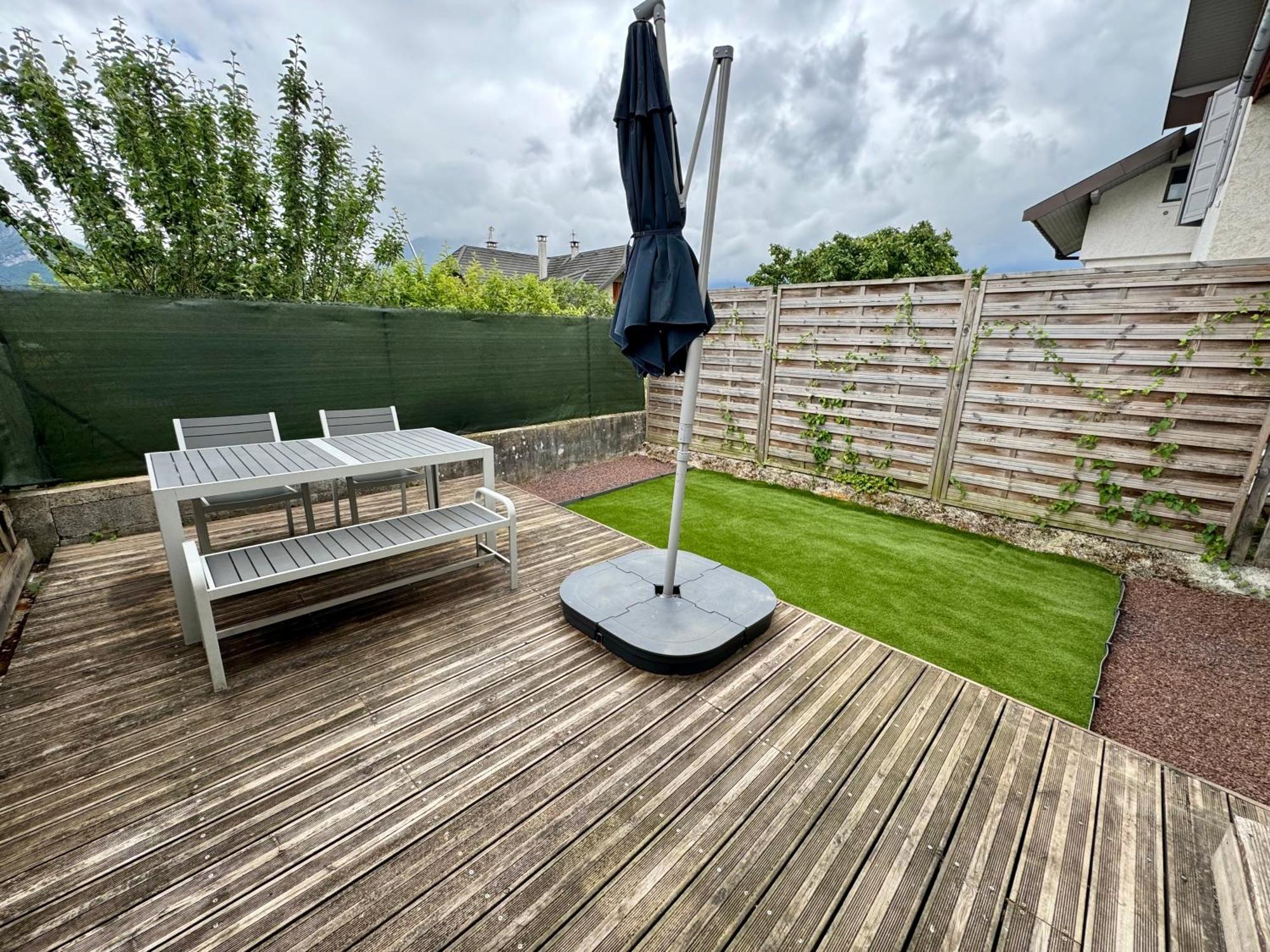 Studio Avec Jardin Proche Lac Saint-Jorioz Exterior foto
